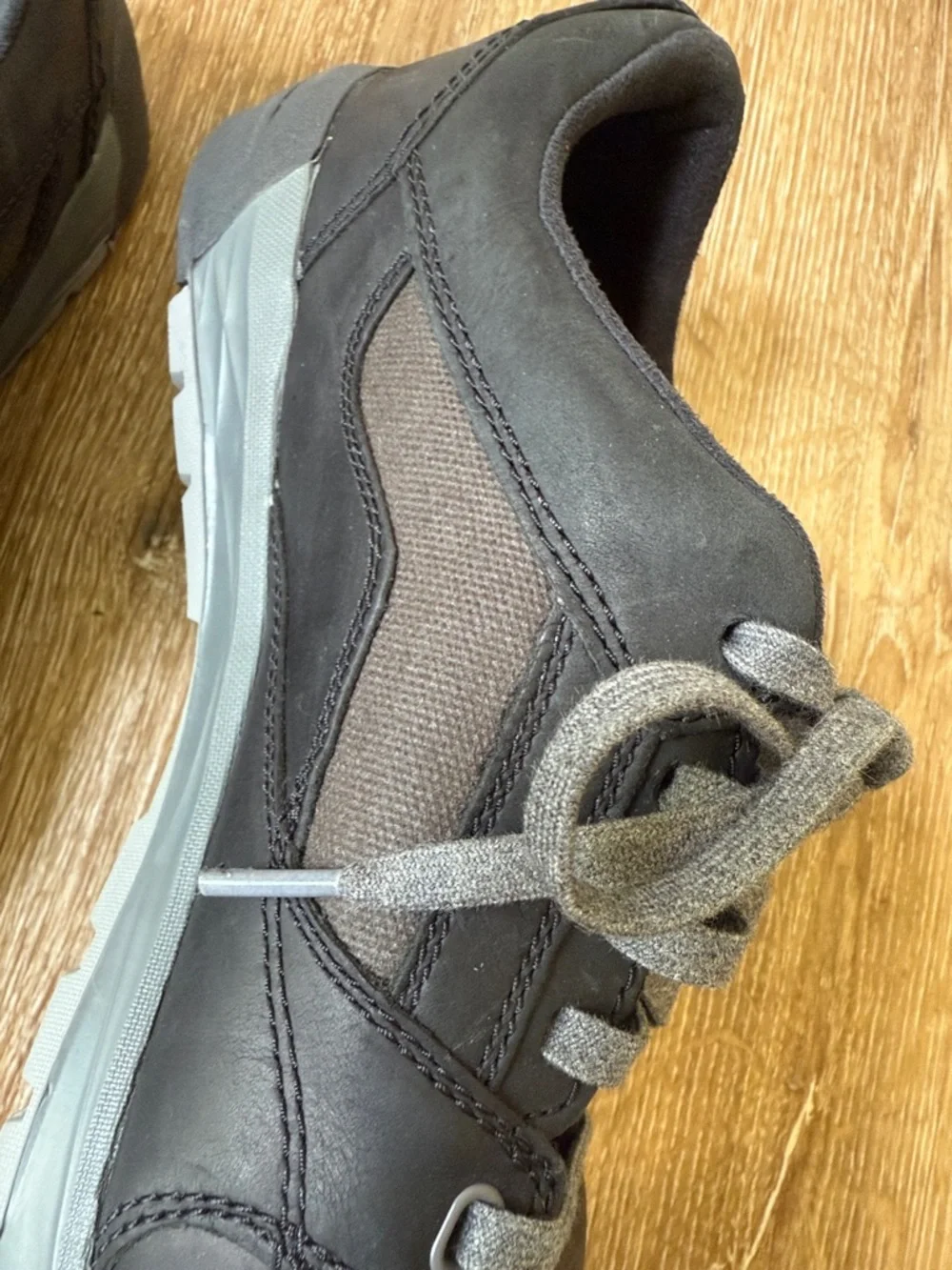 Merrell J91415 Comfort Walking Sneakers‎ Gray Mesh Leather Men’s 10